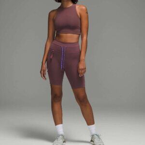 NWT Lululemon Cargo SHR Hiking Shorts 8" Size 2 High Rise Quick Dry Camping